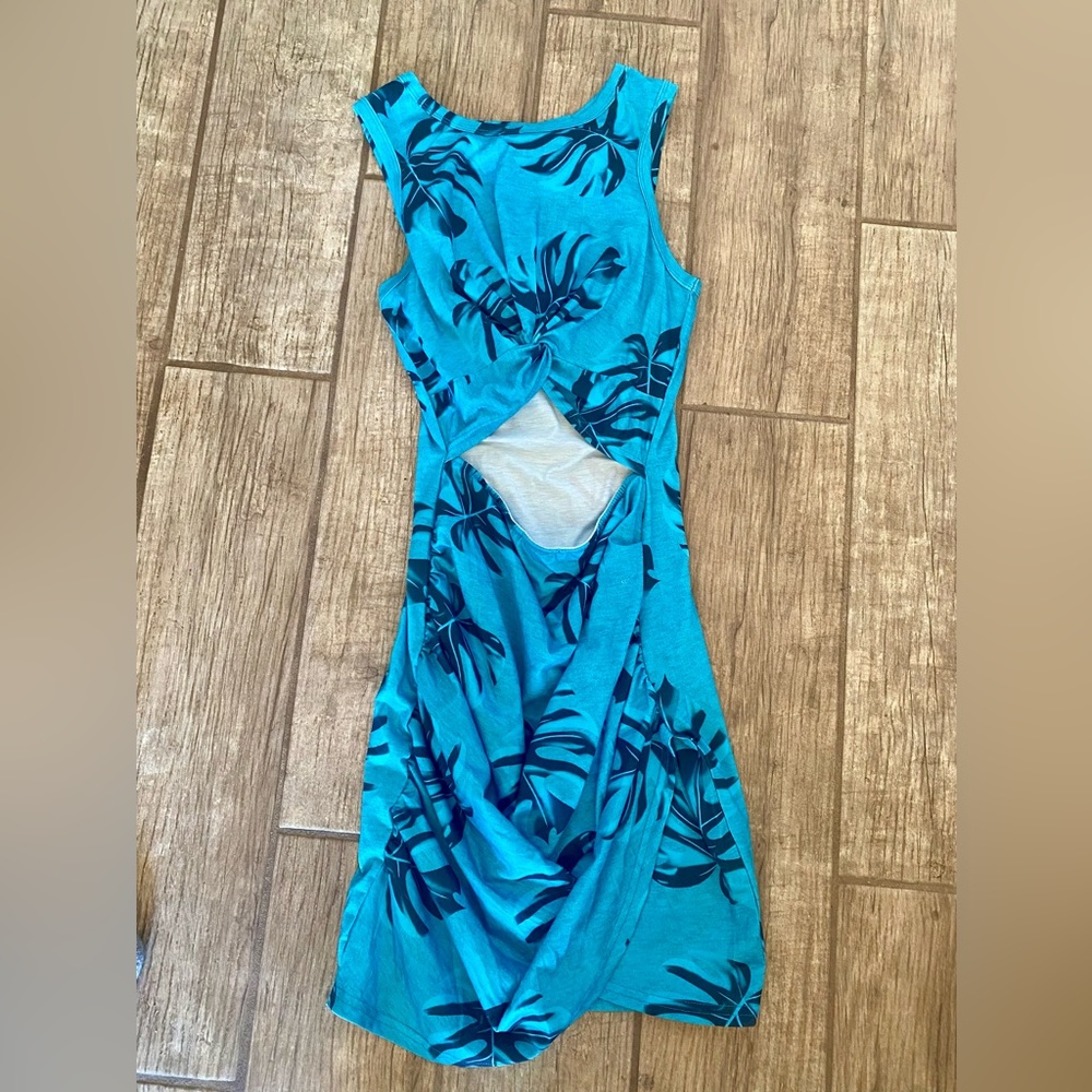 Women’s tropical body on dress